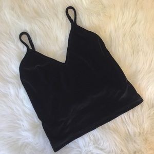 { velvet tank top }